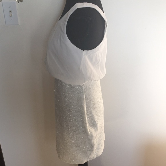 Emerald sundae women’s white and silver mini dress​​ - Picture 6 of 8